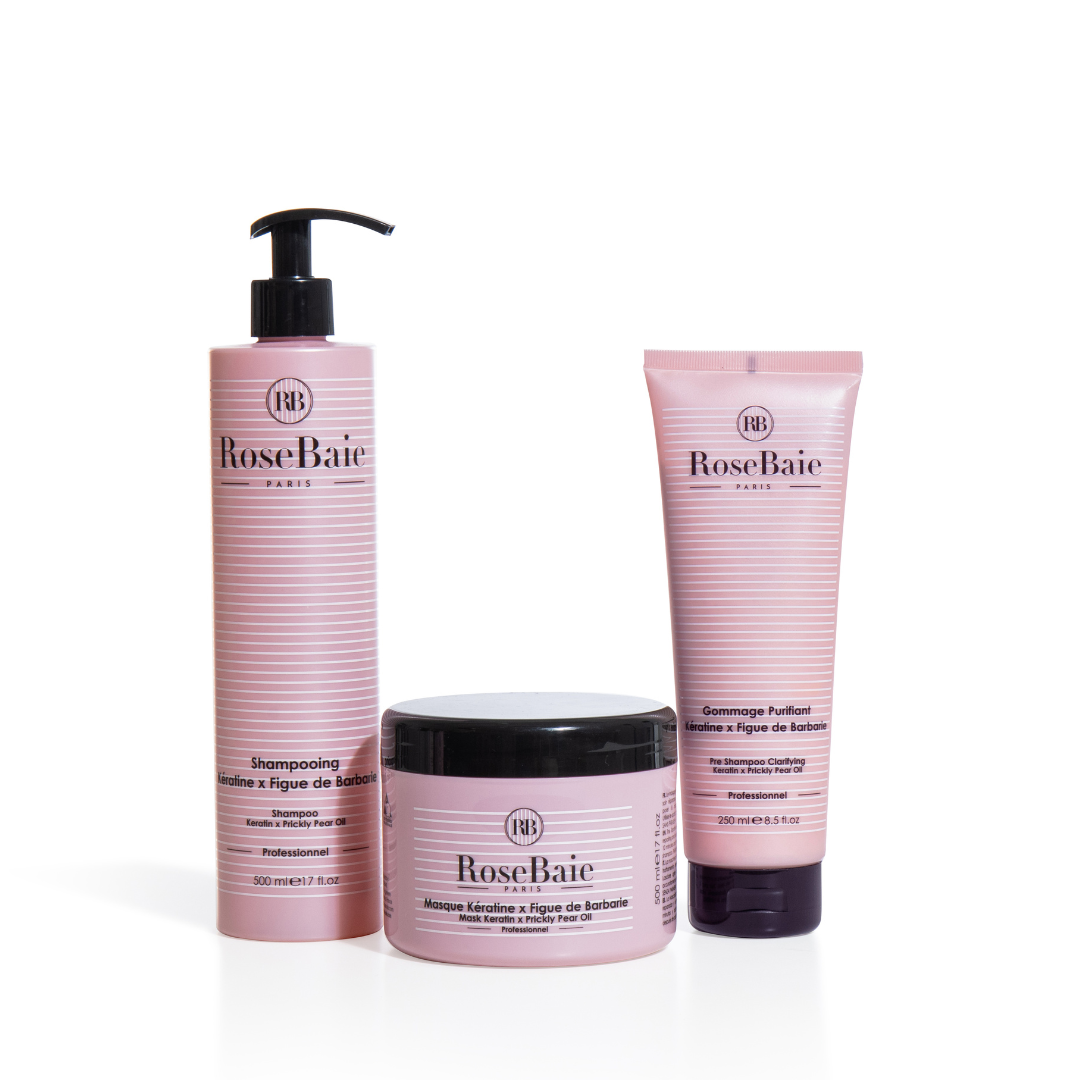 Routine Cuir Chevelu Purifié Figue de Barbarie & Kératine – Sébo-régulation & Hydratation