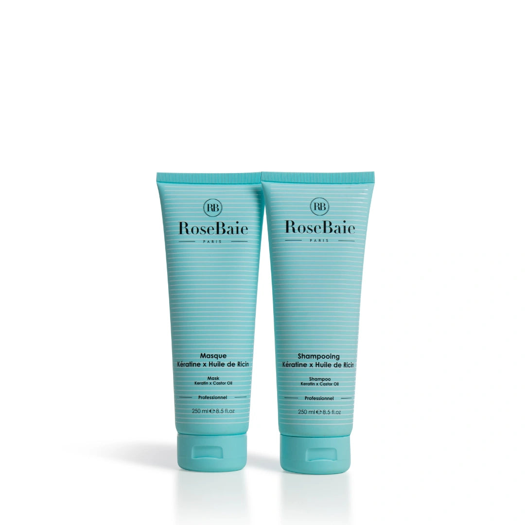 Routine Duo Ricin & Kératine - Pousse & Légèreté pour Cheveux Fins