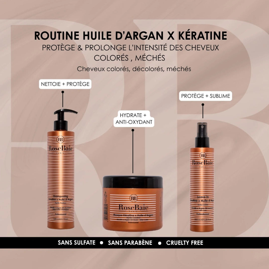 Routine Post-Coloration Argan Bio – Protection & éclat de la couleur