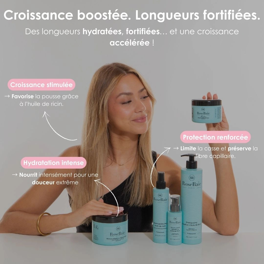 Sérum Ricin & Kératine – Pousse & Hydratation